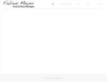 Tablet Screenshot of fabienmeyer.com
